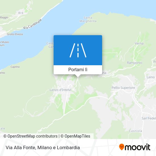Mappa Via Alla Fonte