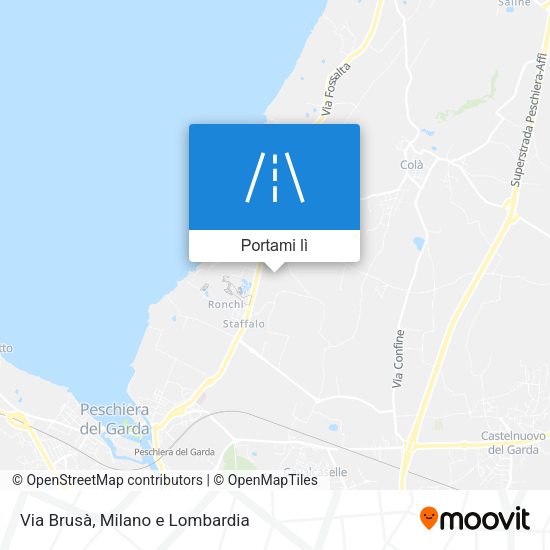 Mappa Via Brusà