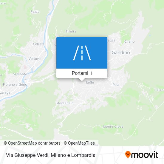 Mappa Via Giuseppe Verdi