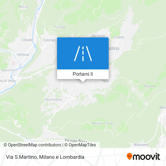 Mappa Via S.Martino