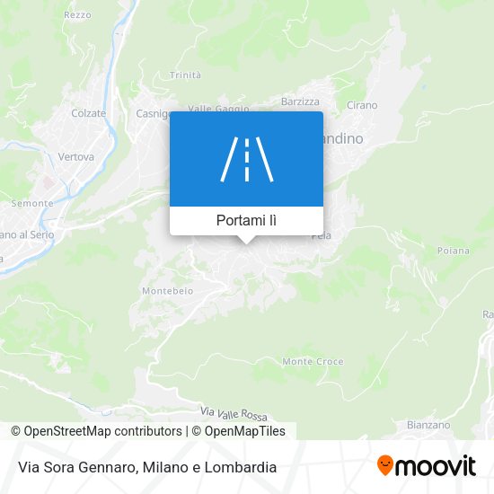 Mappa Via Sora Gennaro
