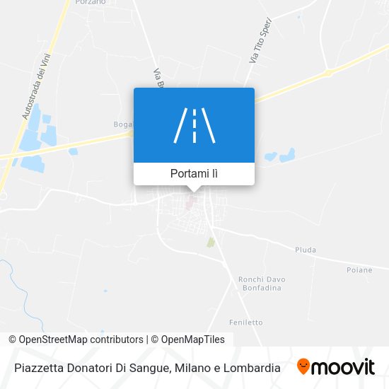 Mappa Piazzetta Donatori Di Sangue