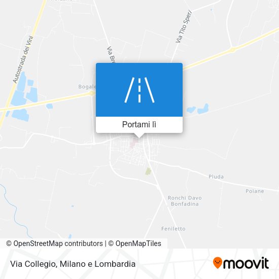 Mappa Via Collegio