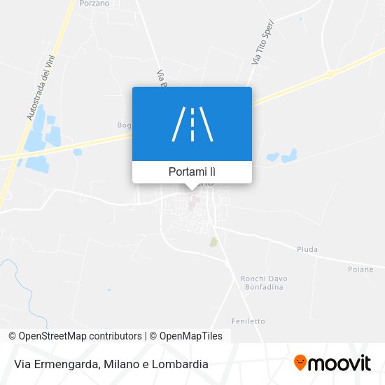 Mappa Via Ermengarda