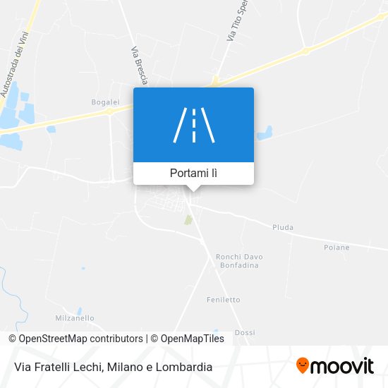 Mappa Via Fratelli Lechi