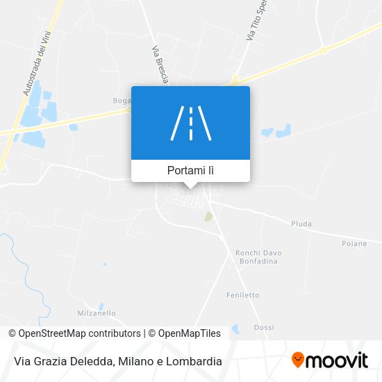 Mappa Via Grazia Deledda