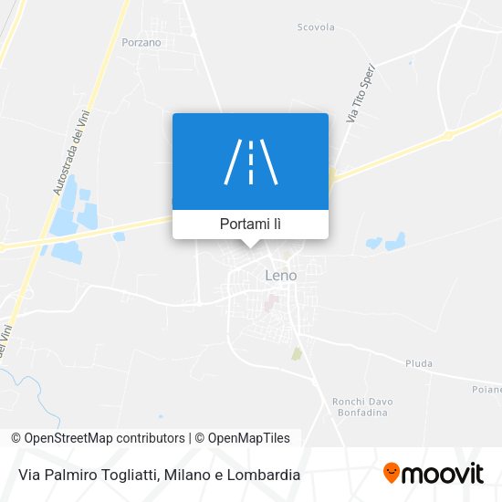 Mappa Via Palmiro Togliatti