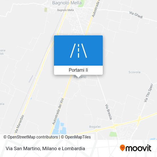 Mappa Via San Martino