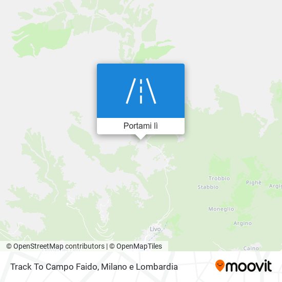 Mappa Track To Campo Faido