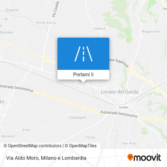 Mappa Via Aldo Moro