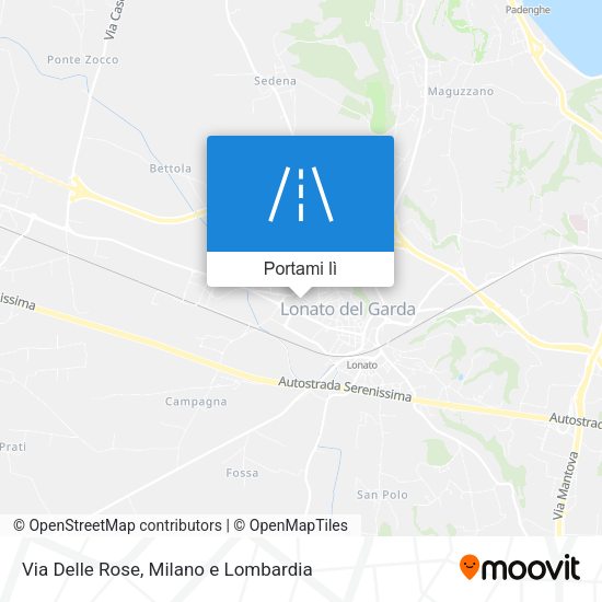 Mappa Via Delle Rose