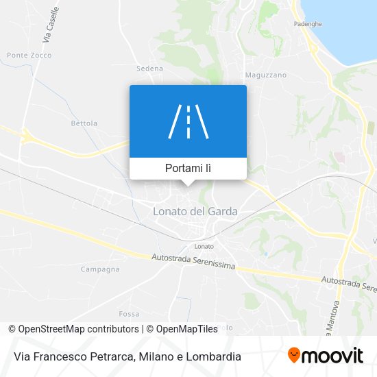 Mappa Via Francesco Petrarca