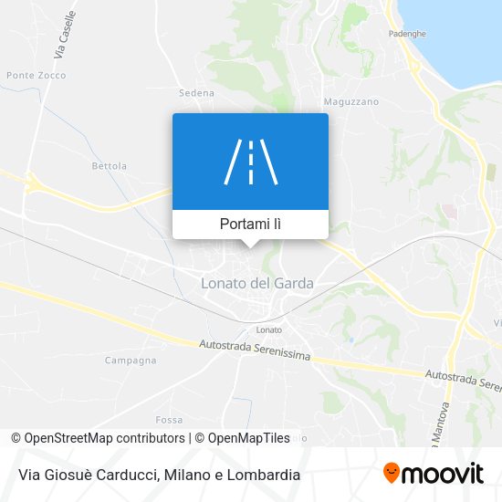 Mappa Via Giosuè Carducci