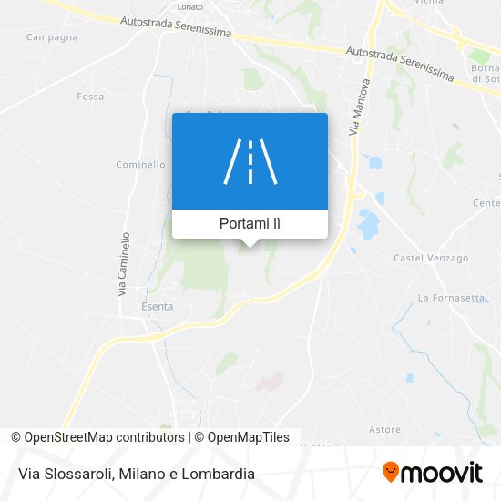 Mappa Via Slossaroli