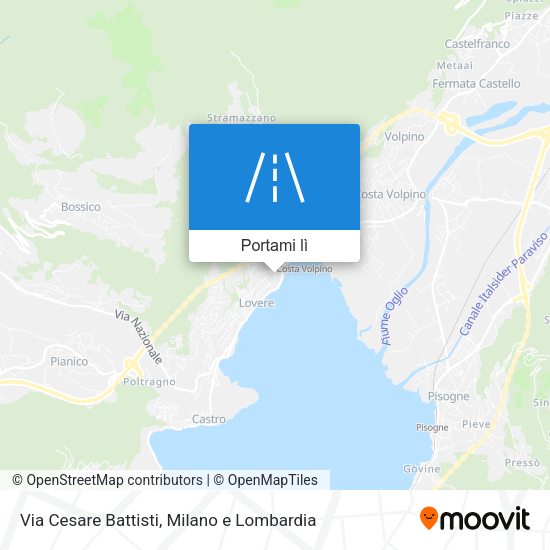 Mappa Via Cesare Battisti