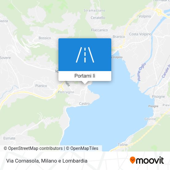 Mappa Via Cornasola