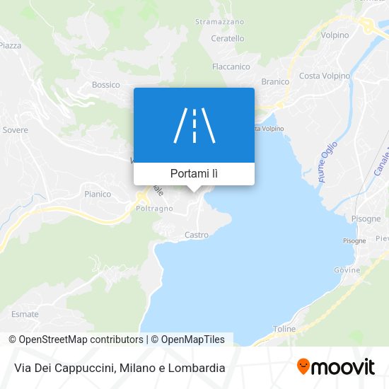 Mappa Via Dei Cappuccini