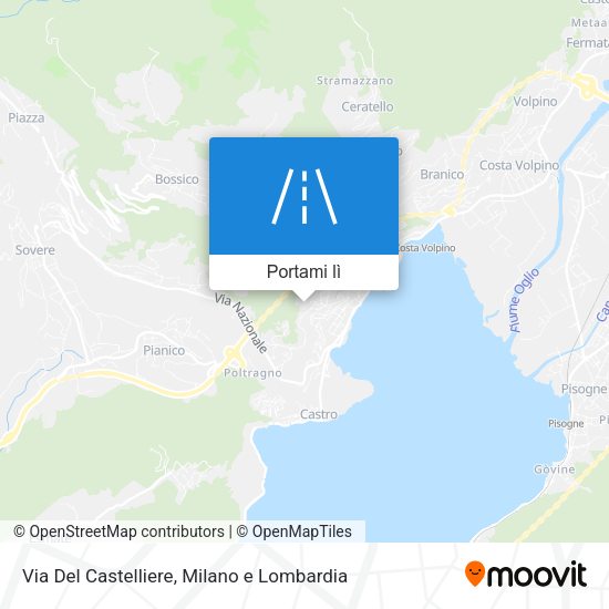 Mappa Via Del Castelliere