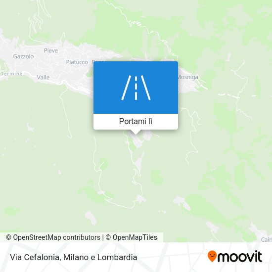 Mappa Via Cefalonia