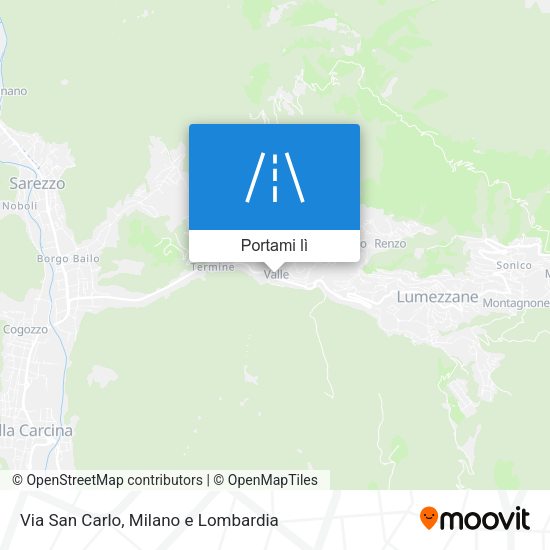 Mappa Via San Carlo