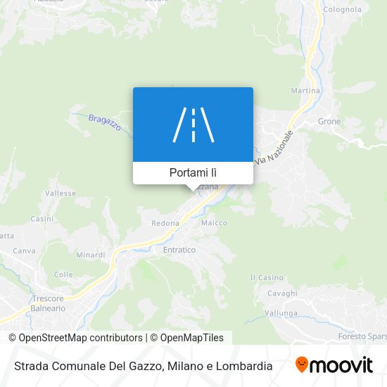 Mappa Strada Comunale Del Gazzo