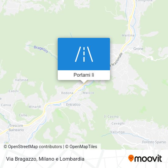 Mappa Via Bragazzo