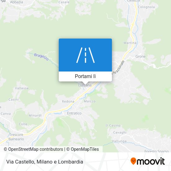 Mappa Via Castello