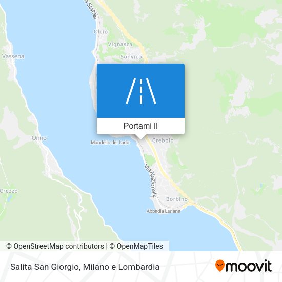 Mappa Salita San Giorgio