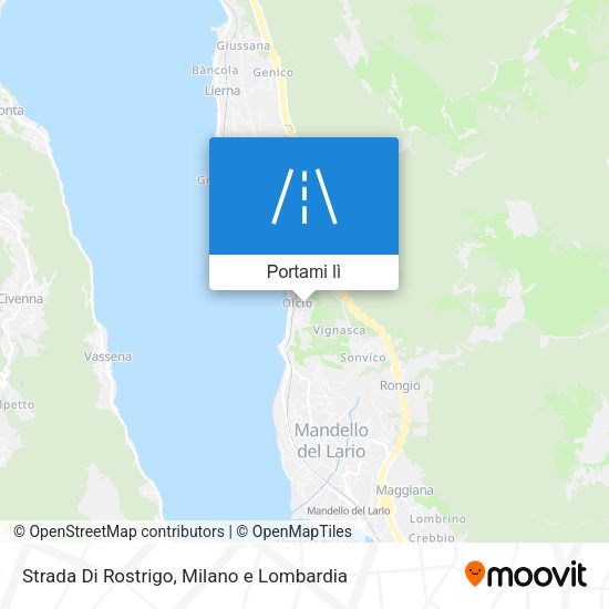 Mappa Strada Di Rostrigo