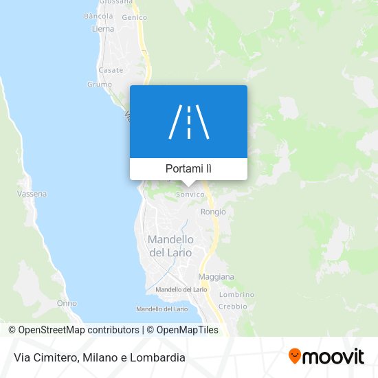 Mappa Via Cimitero