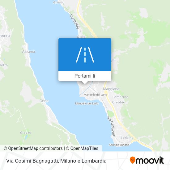 Mappa Via Cosimi Bagnagatti