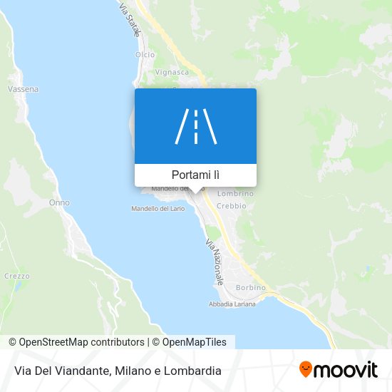 Mappa Via Del Viandante