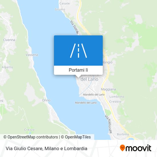 Mappa Via Giulio Cesare