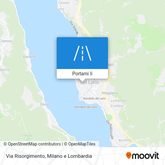 Mappa Via Risorgimento