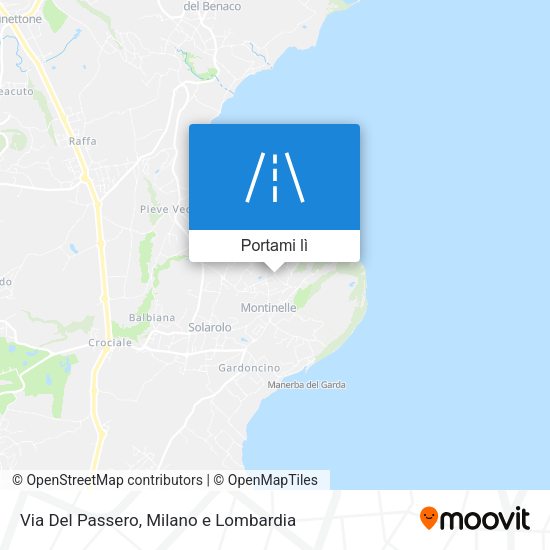 Mappa Via Del Passero