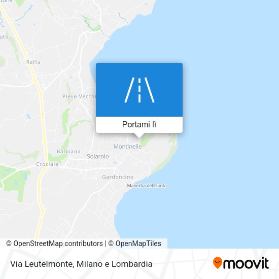 Mappa Via Leutelmonte