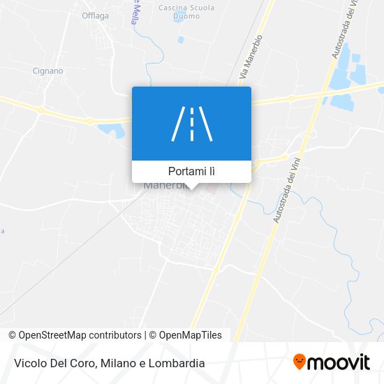 Mappa Vicolo Del Coro