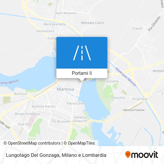 Mappa Lungolago Del Gonzaga