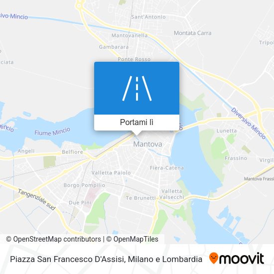 Mappa Piazza San Francesco D'Assisi
