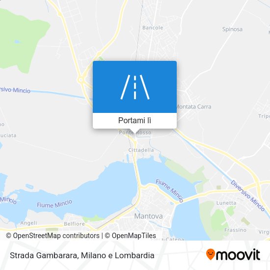 Mappa Strada Gambarara