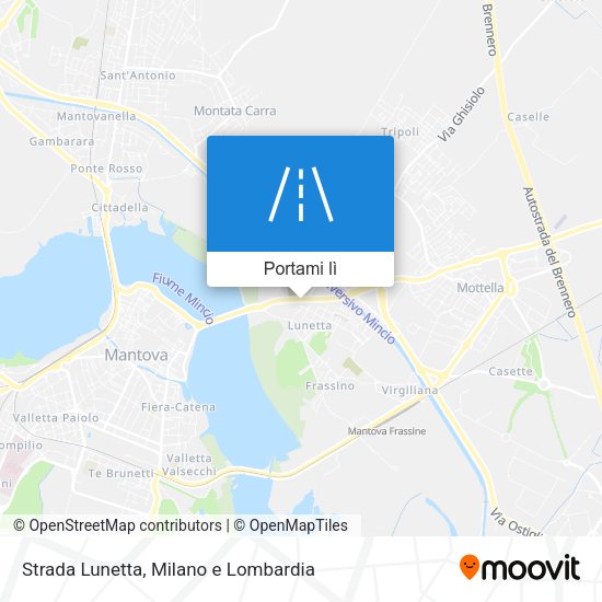 Mappa Strada Lunetta