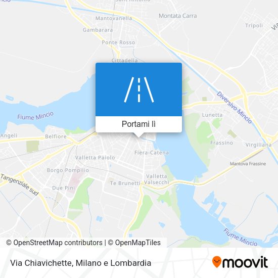 Mappa Via Chiavichette