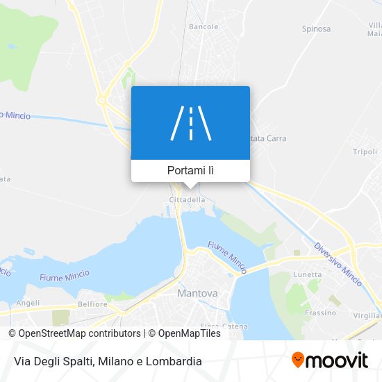 Mappa Via Degli Spalti
