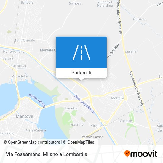 Mappa Via Fossamana