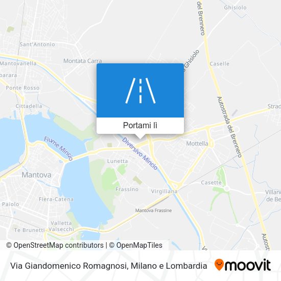 Mappa Via Giandomenico Romagnosi