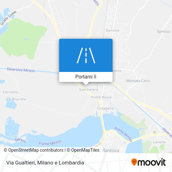 Mappa Via Gualtieri