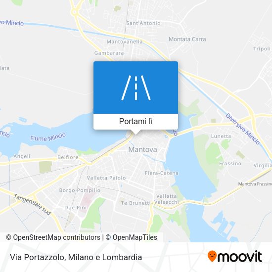 Mappa Via Portazzolo