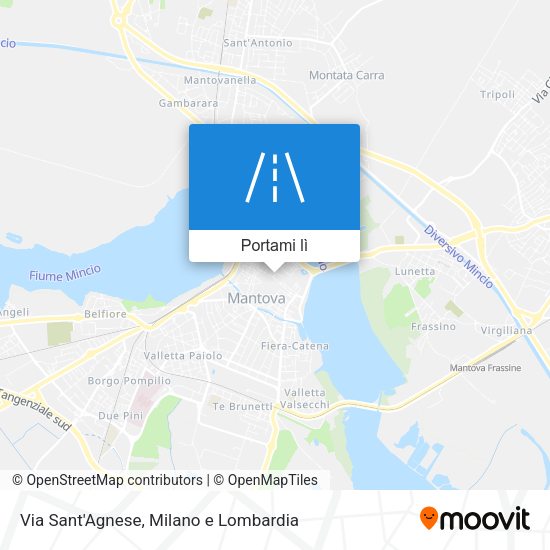 Mappa Via Sant'Agnese