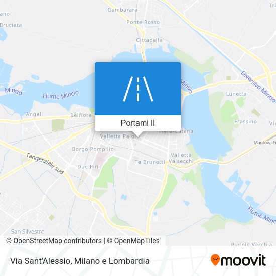 Mappa Via Sant'Alessio