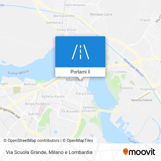Mappa Via Scuola Grande